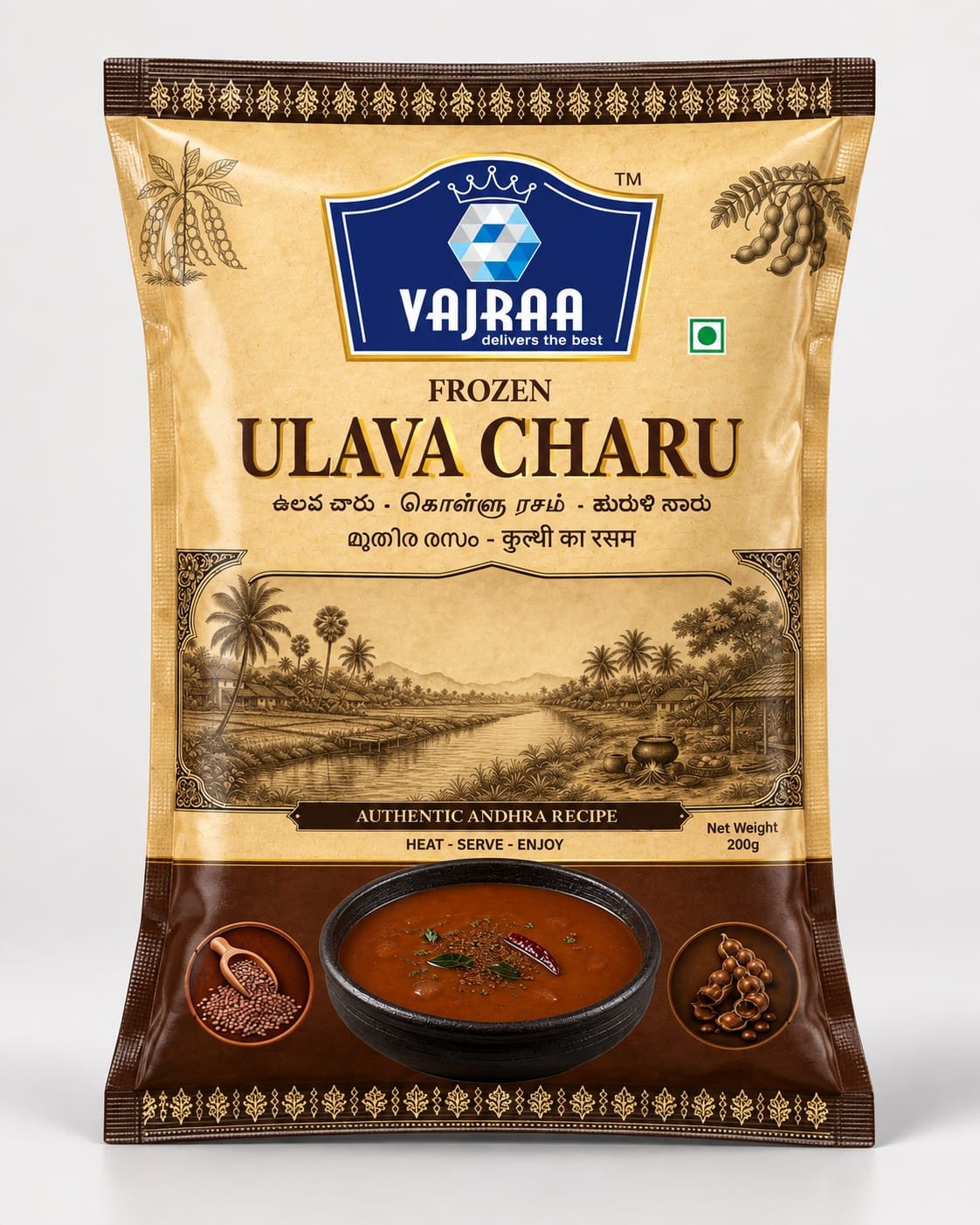 Vajraa Ulava Charu packaging